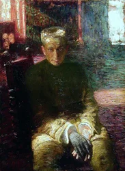 Porträtt av Alexander Kerenskij 1881-1970, 1918