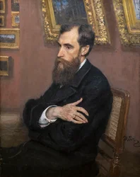 Porträtt av Pavel Mikhailovich Tretyakov