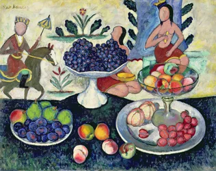 Stilleben av frukt, 1913