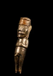 Nakenfigur / Inka-konst (metall)