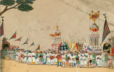 Festivalprocession, ca. 1800