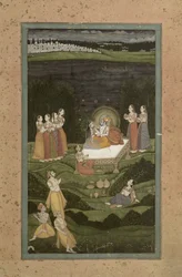 63.794 Tambula-Seva, Krishnanagar, Västbengalen, 1750