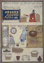 "Album of Kashmiri Trades", ca 1860 (akvarell på papper)