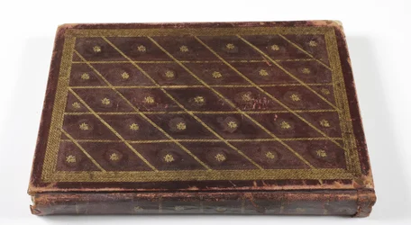 Album med Mughal-dynastisk genealogi, 1855 (läder med gulddetalj)