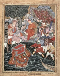 Arghan Div tar med pansarkistan till Hamza