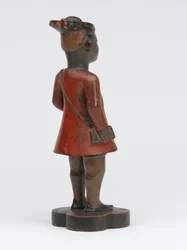Snidad träkompaniskolfigur av en sepoy från Madrasarmén, 1785 ca.