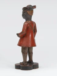 Snidad träkompaniskolfigur av en sepoy från Madrasarmén, 1785 ca.