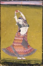 Dansande flicka, tidigt 1800-tal