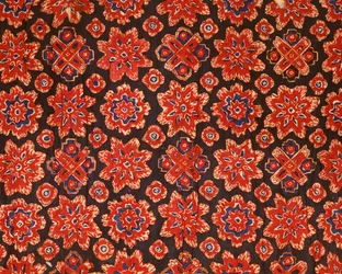Tyg med gammal thailändsk design (tryckt bomull)