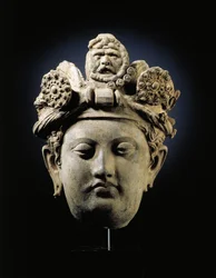 Chef för en Bodhisattva från Gandhara