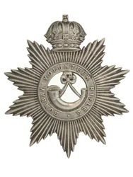 Hjälmmärke, Bombay Volunteer Rifles, 1877-1901