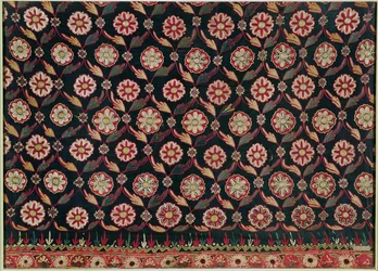 Kutch broderi kjol, Bombay State, Indien