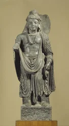 Maitreya, Gandhara (grå skiffer)