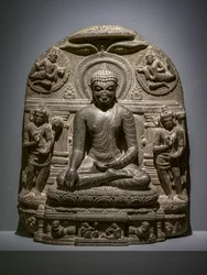 Maravijaya Buddha. Norra Indien, Bihar