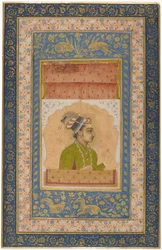 Miniatyrporträtt av Dara Shikoh, ca 1640 (gouache på papper monterad på albumblad)