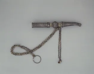 Munstycke för en vattenpipa (nen) (silver)
