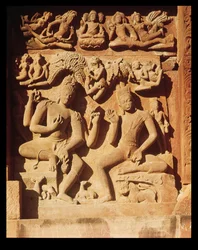 Relief från Vishnus tempel, ca 500 e.Kr