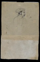 Sultan Khurram (Shah Jahan) (bläck på papper)