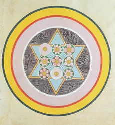 Tantrisk stjärndesign