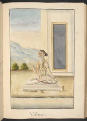 Den vise Valmiki, författare till "Ramayana
