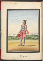 Den vise Vyasa, traditionell författare till "Adhyatma Ramayana