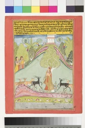 Todi Ragini, ca 1700 (ogenomskinlig wc & guld på papper)