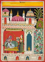 Värdefull Ragini, Från Aa Ragamala, c.30