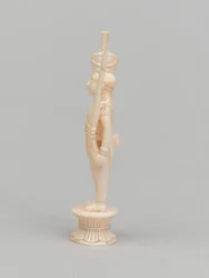 Vit bonde, schackpjäs, Indien, 1820 ca