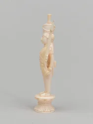 Vit bonde, schackpjäs, Indien, 1820 ca