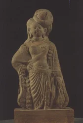 Yakshi, Ahichchhatra (terrakotta)