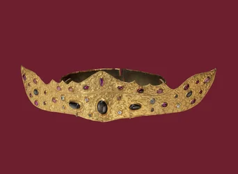 Crown, Klungkung Kingdom (guld och ädelstenar)