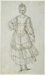 A Daughter of the Morn, ca 1611 (penna och bläck på papper)