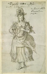 Camilla, ca 1609 (penna & bläck på papper)