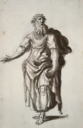 Merlin, ca 1610 (penna och bläck på papper)