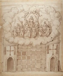 The Release of the Daughters of the Morn, c.1611 (penna och bläck på papper)