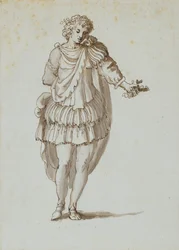 Zephyrus (penna och bläck på papper)