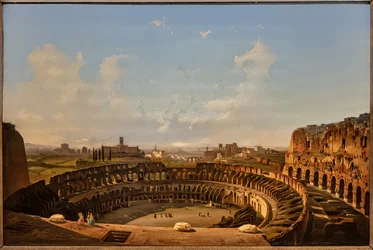 Interiörvy av Colosseum