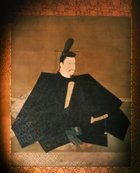 Ett porträtt av shogun Minamoto Yoritomo i ett buddhistiskt tempel, 2005 (foto)