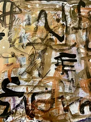 Modern kalligrafisk textur