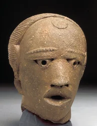 Huvud, Jemaa, Nigeria (terracotta)
