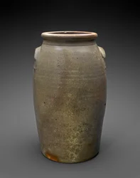 Jar, c. 1869-1873 (saltglaserat stengods)