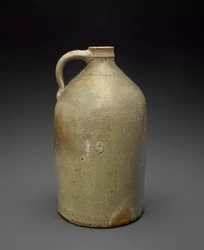 Kanna, c. 1869-1873 (saltglaserat stengods, kork)