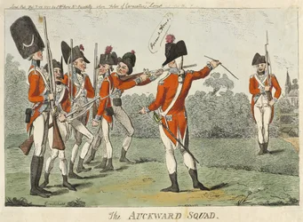 The Awkward Squad, 1793 (färgad etsning)