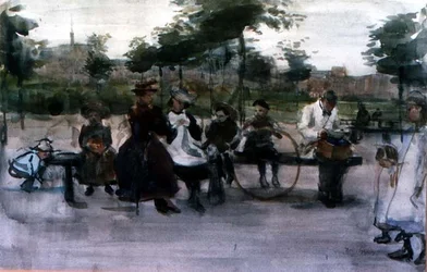 Parkbänken, Amsterdam