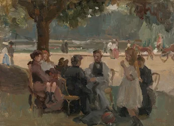 I Bois de Boulogne nära Paris
