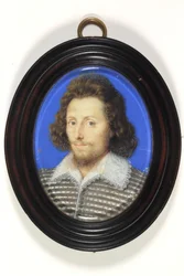 En gentleman trodde en gång var Sir Philip Sydney men möjligen Robert Sydney (emalj)