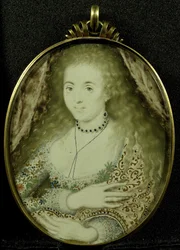 Arabella Stuart, ca 1590-1615 (pergament, guld och glas)