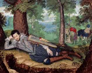 Edward Herbert, 1:e baron Herbert av Cherbury, omkring 1610-14, miniatyr