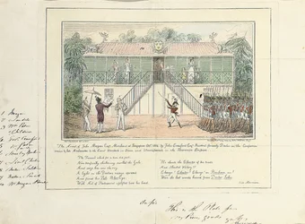 The Arrest of John Morgan, Esq., Merchant, Singapore, oktober 1824, av John Crawford Esq., Resident, Formerly Doctor on the Companies Service, Late Ambassador to Court, Bangkok, Siam, och Umrapoorah, Burmese Empire, maj 1827