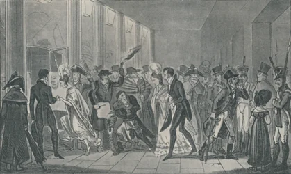 Efter operan, 1821, 1920. Konstnärer: Isaac Robert Cruikshank, George Cruikshank.